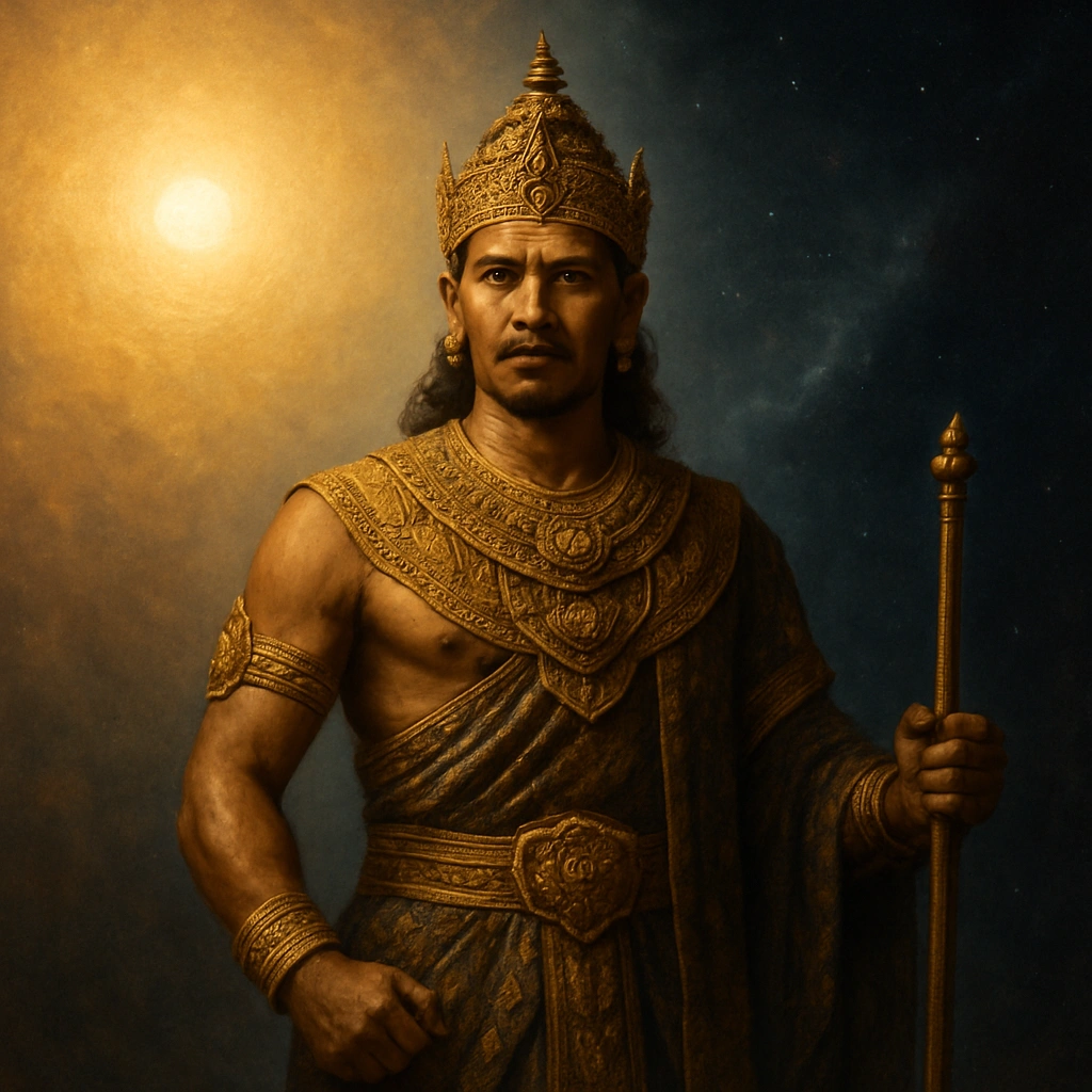 Batara Yamadipati, deity of justice and authority in Wuku Sinta.