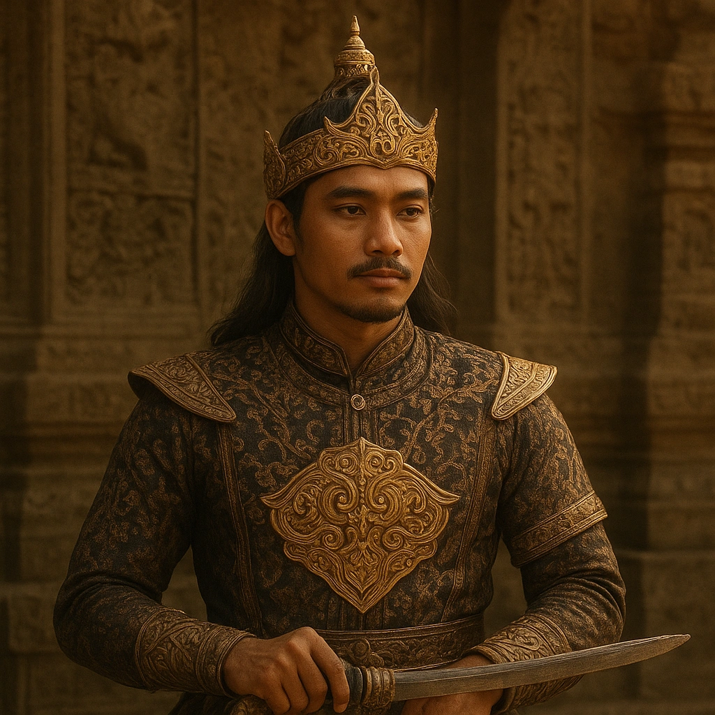 Bethara Bisma, guardian of Wuku Prangbakat, symbol of loyalty and sacrifice in Javanese tradition.