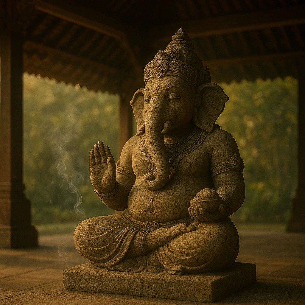 Bethara Gana, the Javanese Ganesha, protector of wisdom and remover of obstacles.