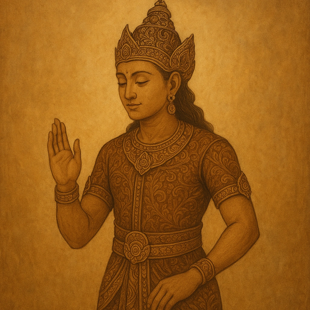 Bethara Guritno the gentle Javanese deity of Wuku Julungpujud