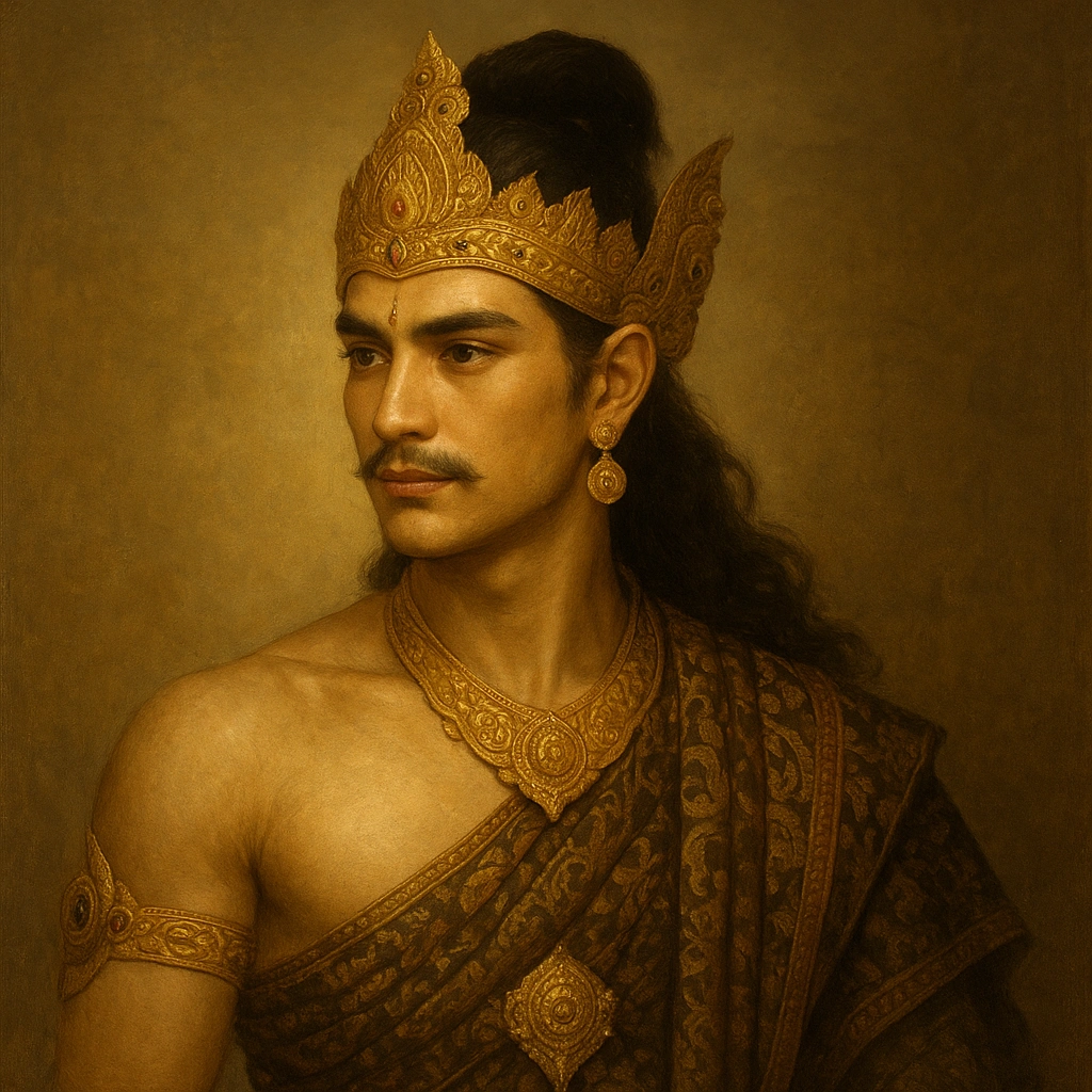 Bethara Surenggana, the Javanese deity of charm and wisdom. Bethara Surenggana, the Javanese deity of charm and wisdom.