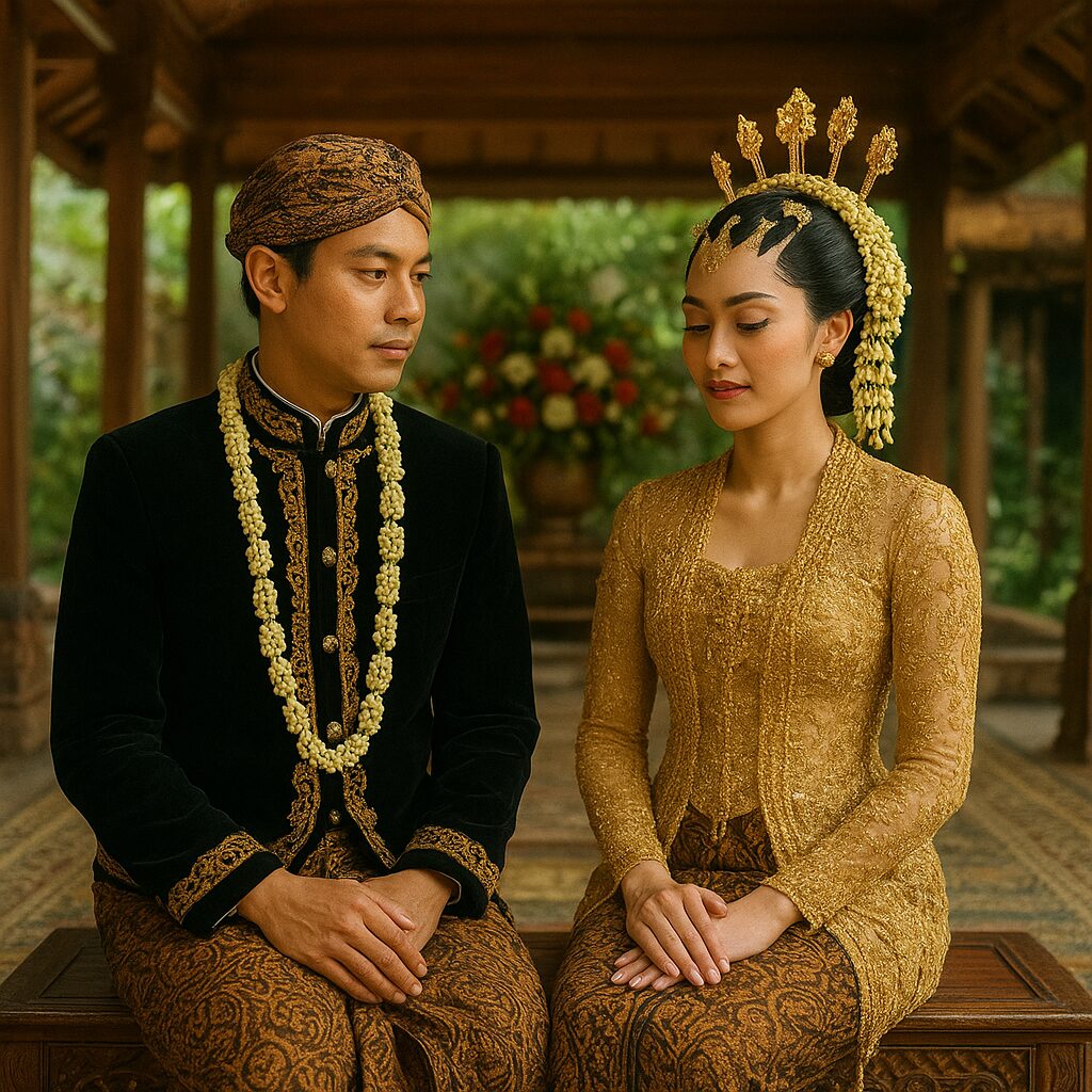 Traditional Javanese wedding under the auspicious energy of Wuku Kuruwelut