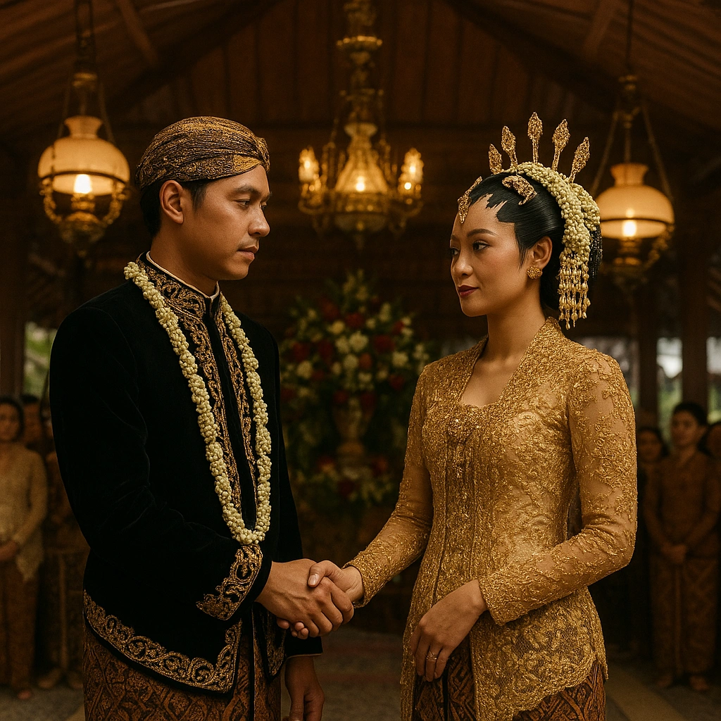Traditional Javanese wedding under the protection of Wuku Pahang
