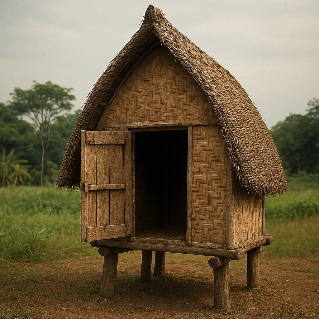 Open granary symbolizing generosity and honesty in Wuku Wukir character