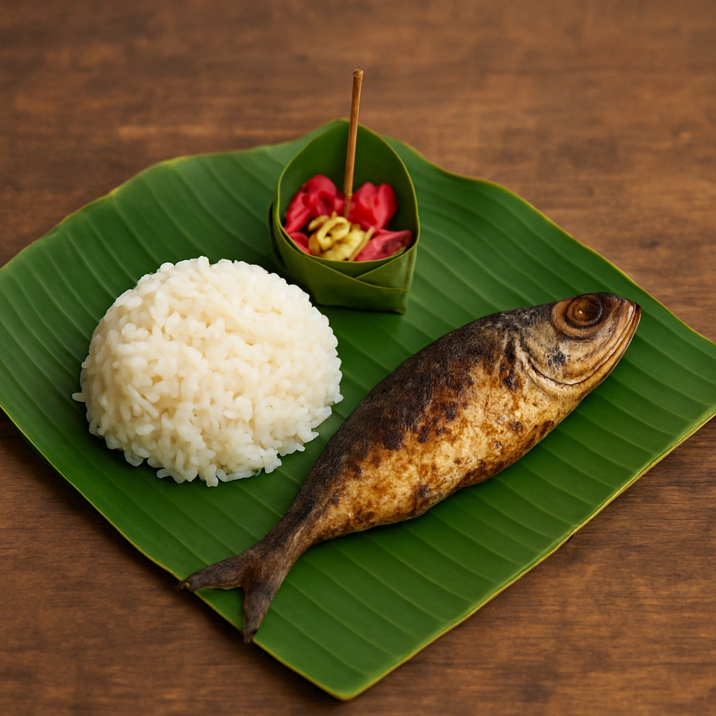 Ritual sedekah nasi dan ikan untuk Wuku Warigalit