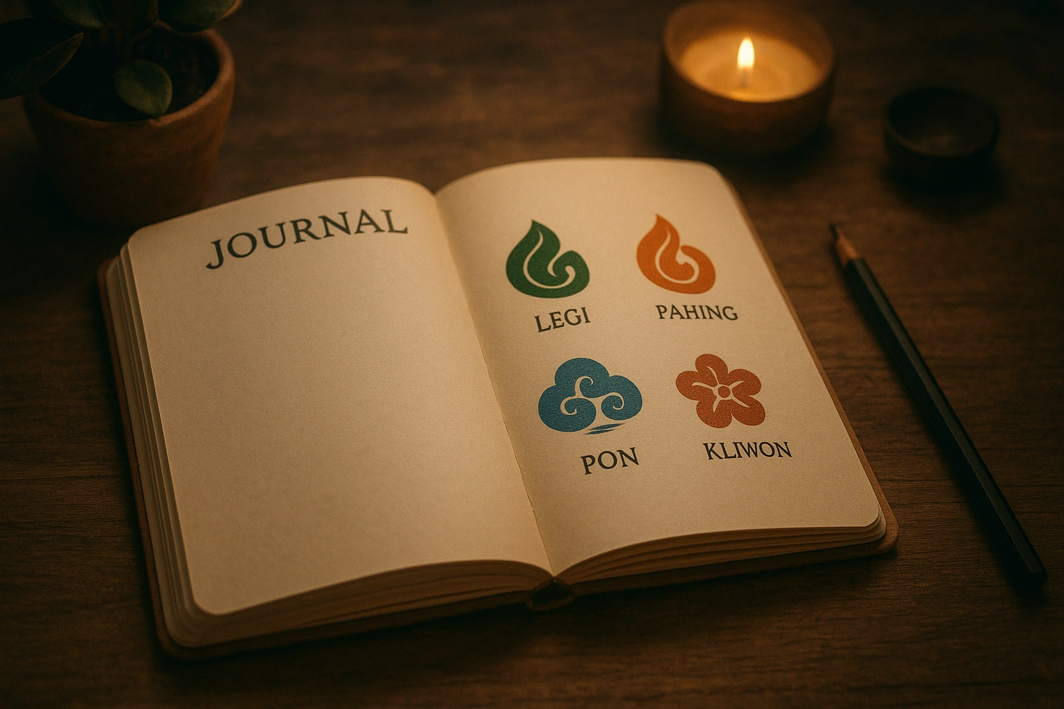 Journaling with Javanese Weton symbols