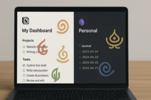 Notion and Obsidian Weton template for daily reflection